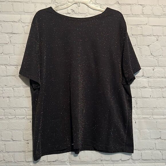 Kathie Lee Women’s Bling Sparkly Top Size 22W/24W - Picture 1 of 2